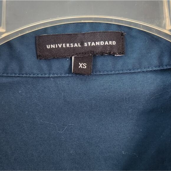 Universal Standard Rubicon Shirt Dress | Blue, Size XSmall 10-12 - Picture 4 of 11